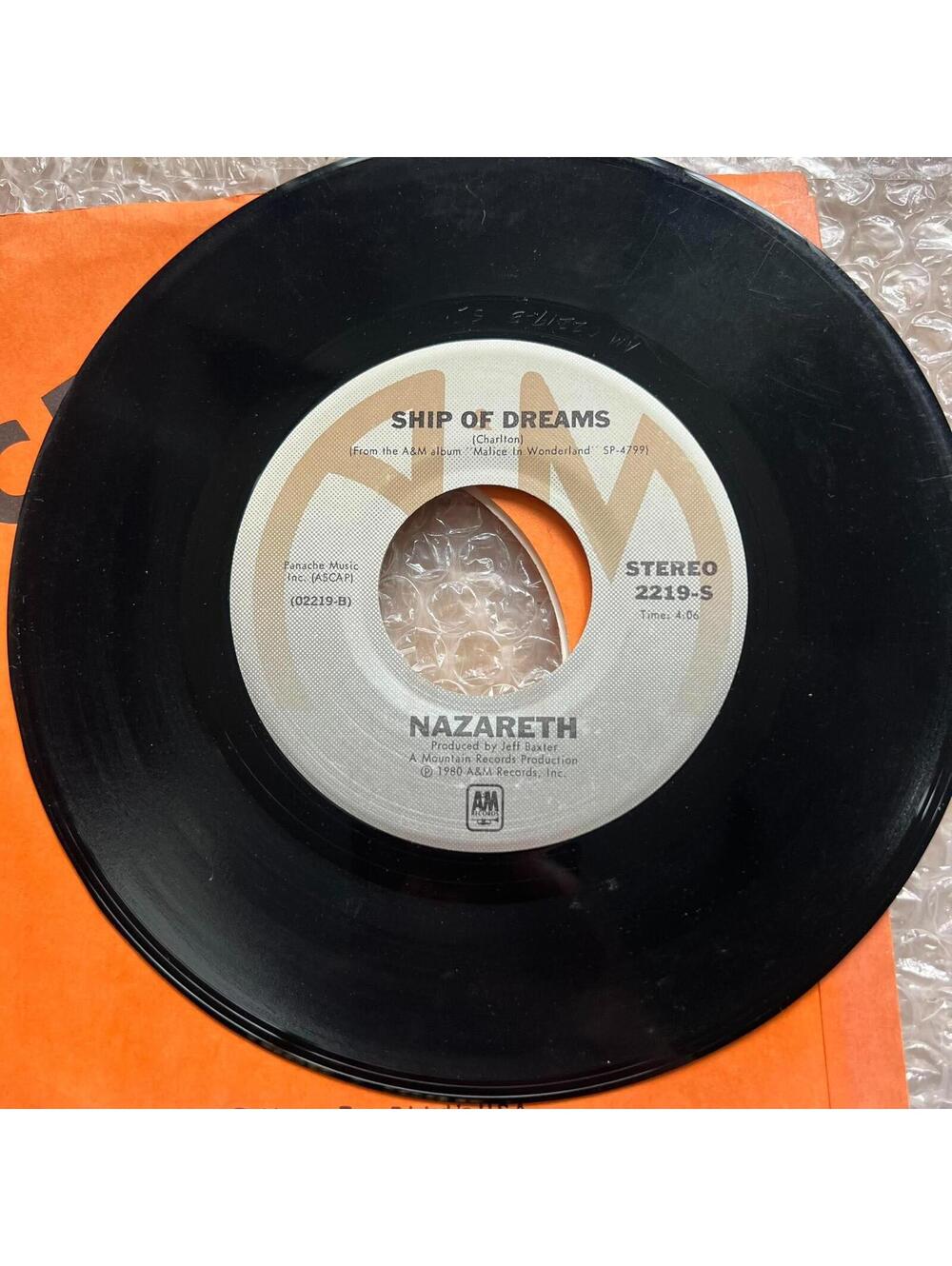 Nazareth  – Holiday / Ship Of Dreams 45rpm 7' Vinyl Record R86